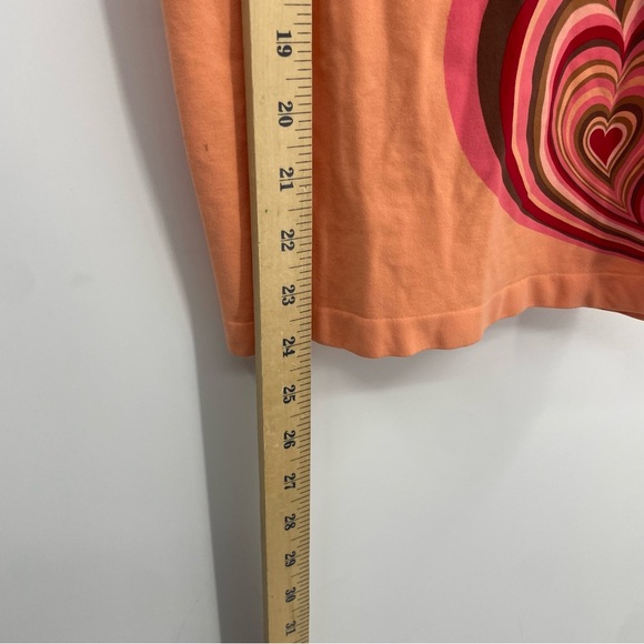 NWT vintage Victoria’s Secret Tank Top Sz M Peach Orange Body by Victoria Heart - Picture 9 of 10